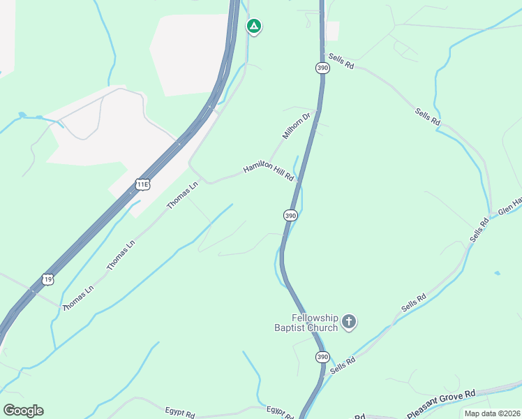 map of restaurants, bars, coffee shops, grocery stores, and more near 640 Hamilton Hill Road in Bluff City