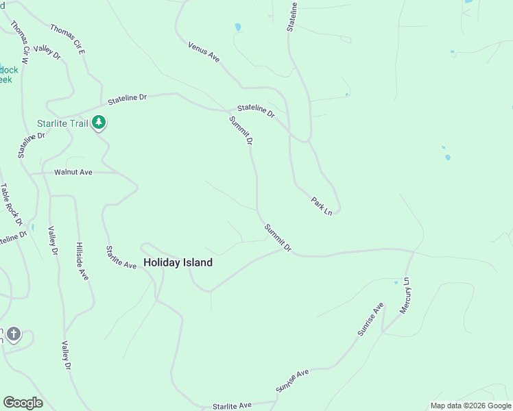 map of restaurants, bars, coffee shops, grocery stores, and more near 22-26 Summit Dr in Eureka Springs