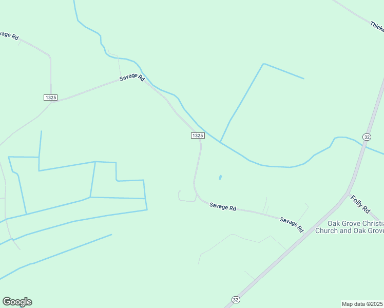 map of restaurants, bars, coffee shops, grocery stores, and more near 146 Savage Road in Corapeake