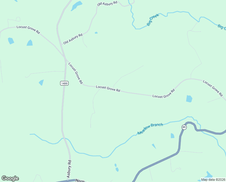 map of restaurants, bars, coffee shops, grocery stores, and more near 1661 Locust Grove Road in Mount Airy