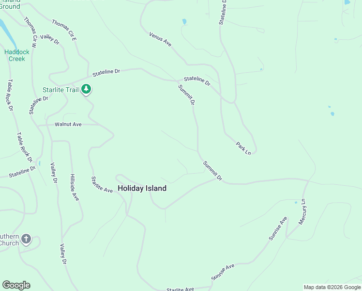 map of restaurants, bars, coffee shops, grocery stores, and more near 9 Sunkist Lane in Holiday Island