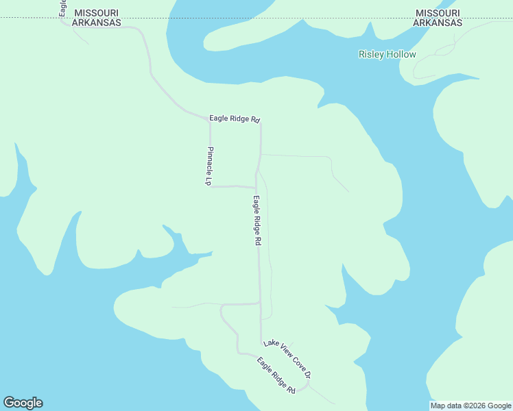 map of restaurants, bars, coffee shops, grocery stores, and more near Eagle Ridge Road in Yellville