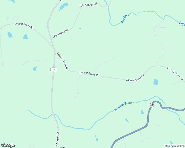 map of restaurants, bars, coffee shops, grocery stores, and more near 1661 Locust Grove Road in Mount Airy