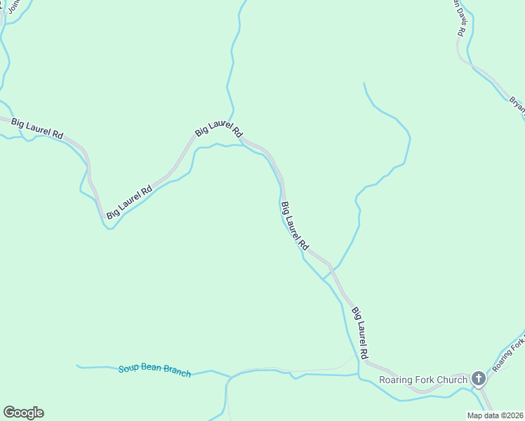 map of restaurants, bars, coffee shops, grocery stores, and more near 6125 Big Laurel Road in Creston