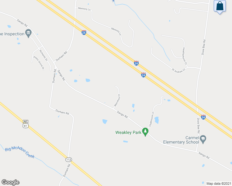 map of restaurants, bars, coffee shops, grocery stores, and more near 470 Maxshire Court in Clarksville