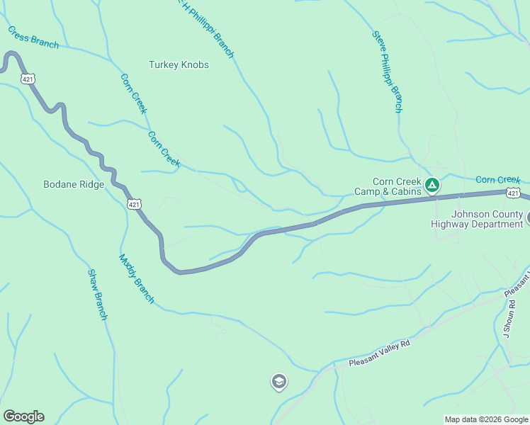 map of restaurants, bars, coffee shops, grocery stores, and more near 271 Corner Road in Mountain City