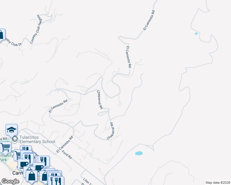 map of restaurants, bars, coffee shops, grocery stores, and more near 344 El Caminito Road in Carmel Valley