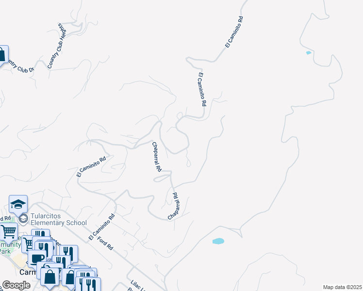 map of restaurants, bars, coffee shops, grocery stores, and more near 344 El Caminito Road in Carmel Valley