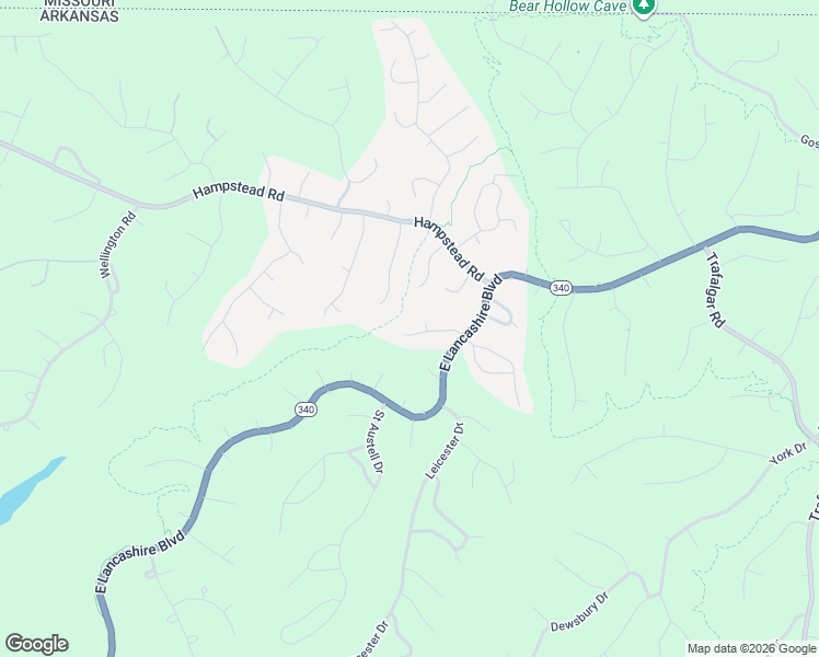 map of restaurants, bars, coffee shops, grocery stores, and more near 14 Wyncombe Lane in Bella Vista