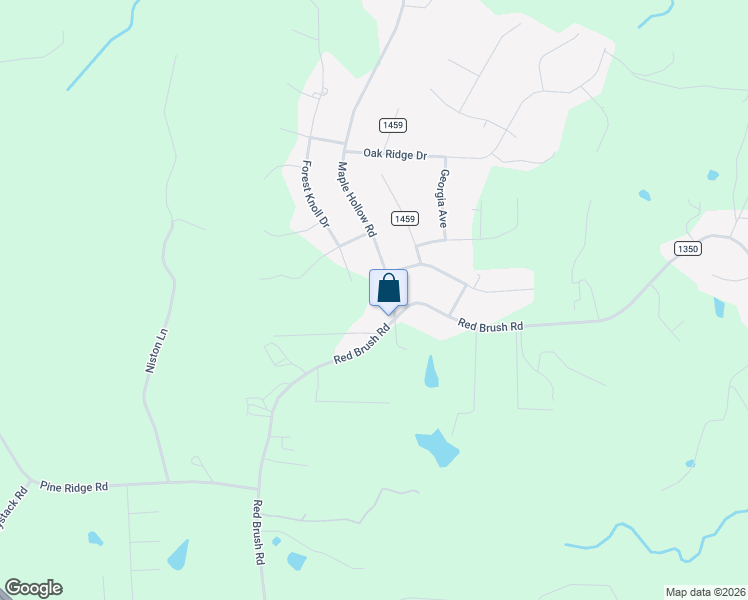 map of restaurants, bars, coffee shops, grocery stores, and more near 125 Maple Hollow Road in Mount Airy