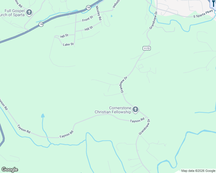 map of restaurants, bars, coffee shops, grocery stores, and more near 26 Elm Drive in Sparta