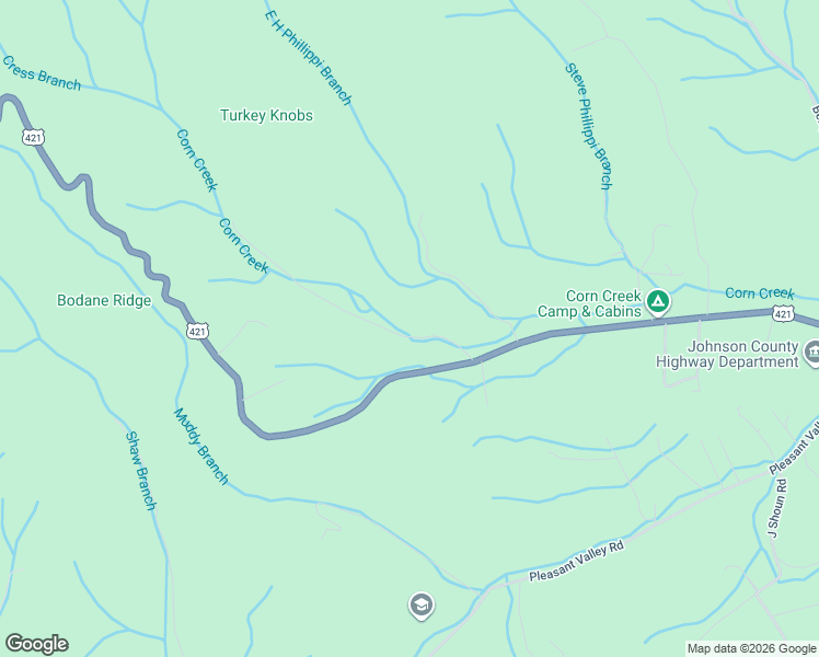 map of restaurants, bars, coffee shops, grocery stores, and more near 271 Corner Road in Mountain City