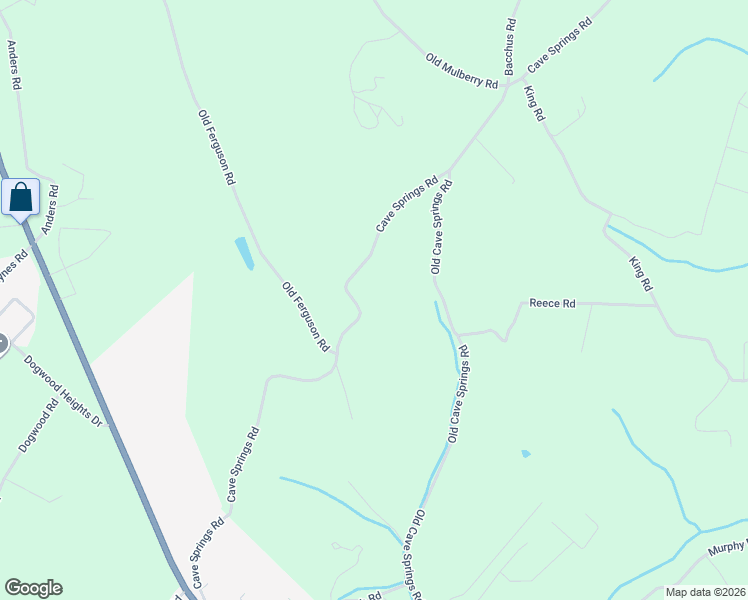 map of restaurants, bars, coffee shops, grocery stores, and more near 586-590 Cave Springs Rd in Tazewell