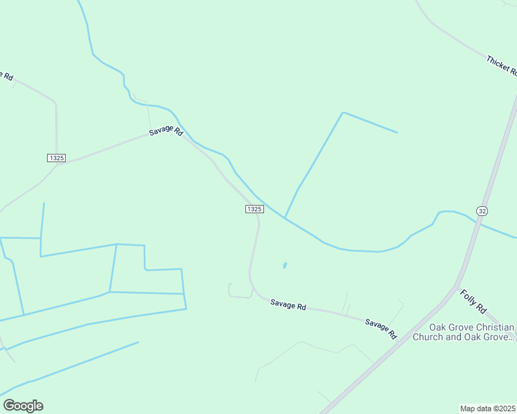 map of restaurants, bars, coffee shops, grocery stores, and more near 79 Savage Road in Corapeake