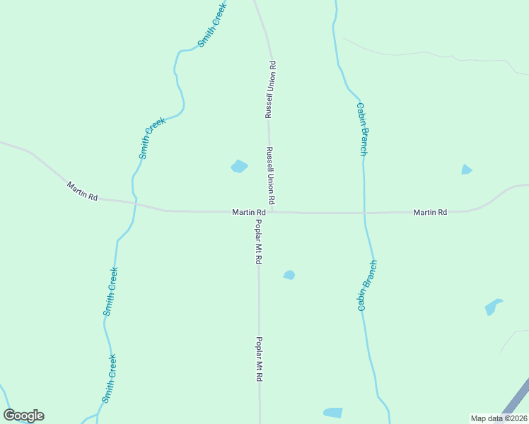 map of restaurants, bars, coffee shops, grocery stores, and more near Martin Road in Norlina