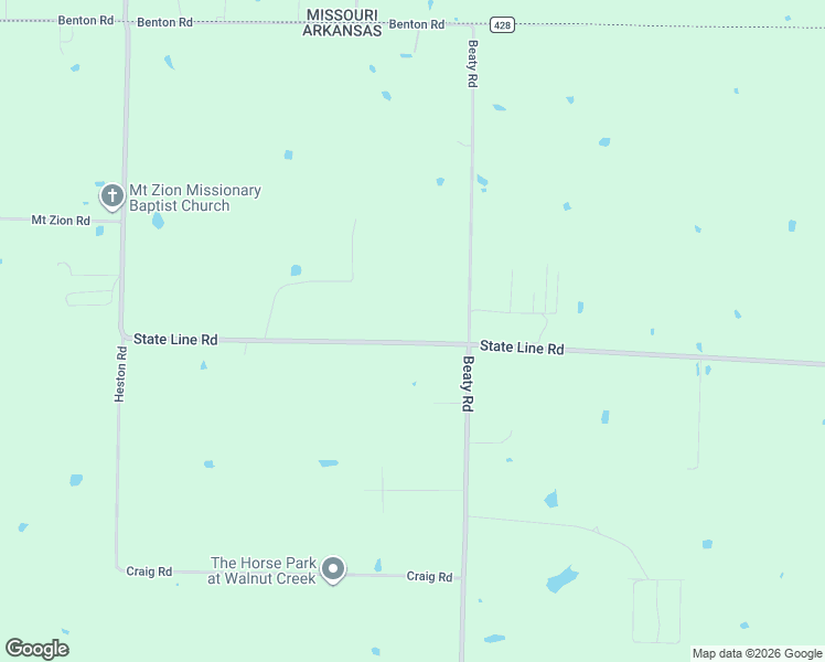 map of restaurants, bars, coffee shops, grocery stores, and more near 22529 State Line Road in Sulphur Springs