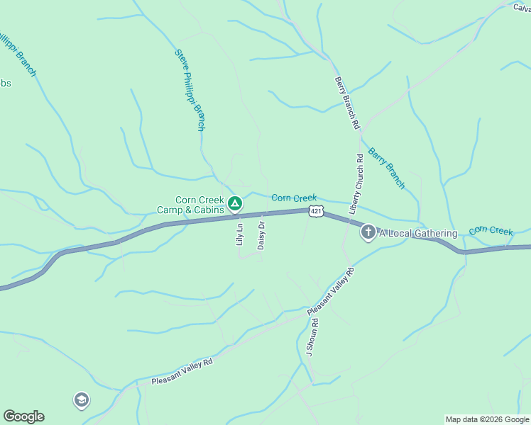 map of restaurants, bars, coffee shops, grocery stores, and more near Highway 91 in Mountain City