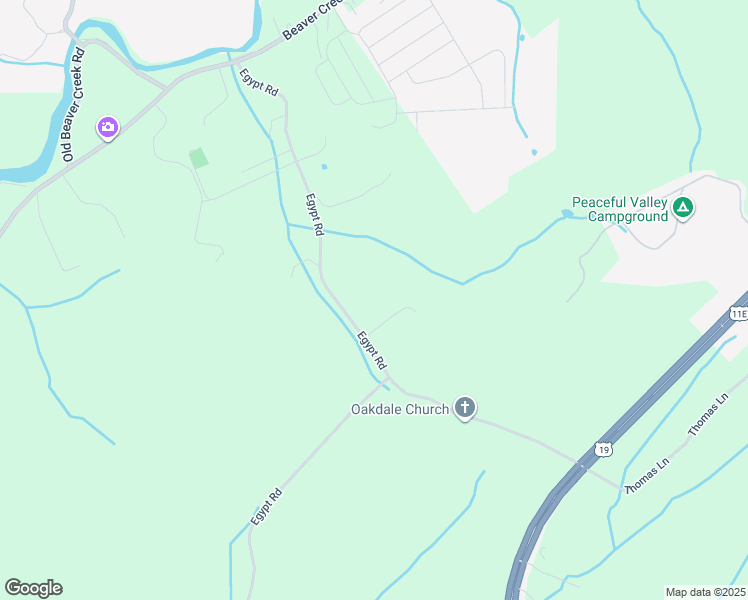 map of restaurants, bars, coffee shops, grocery stores, and more near 1426 Egypt Road in Bluff City