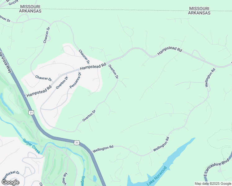 map of restaurants, bars, coffee shops, grocery stores, and more near 1 Ellesmere Lane in Bella Vista
