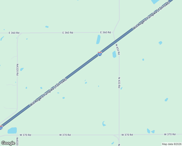 map of restaurants, bars, coffee shops, grocery stores, and more near 12611 North 433 Road in Adair