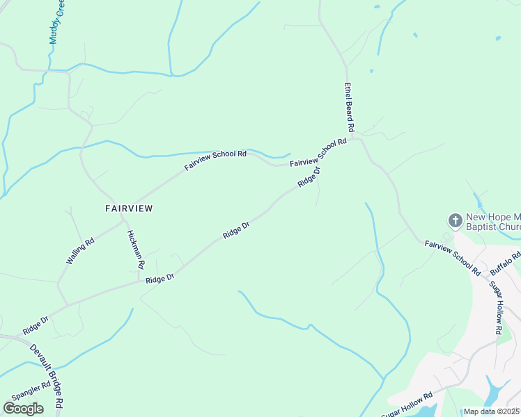 map of restaurants, bars, coffee shops, grocery stores, and more near 609 Ridge Drive in Piney Flats