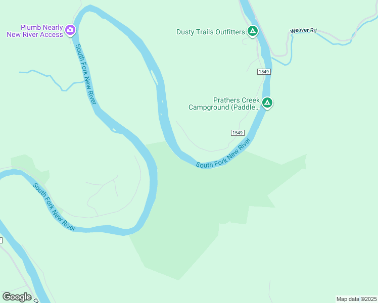 map of restaurants, bars, coffee shops, grocery stores, and more near Garvey Bridge Road (Ashe Co) in Ashe County