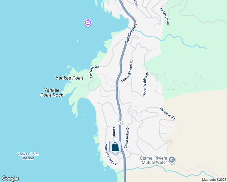 map of restaurants, bars, coffee shops, grocery stores, and more near 231 Spindrift Road in Carmel