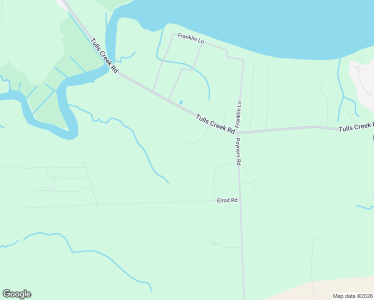 map of restaurants, bars, coffee shops, grocery stores, and more near Rosedale Court in Moyock