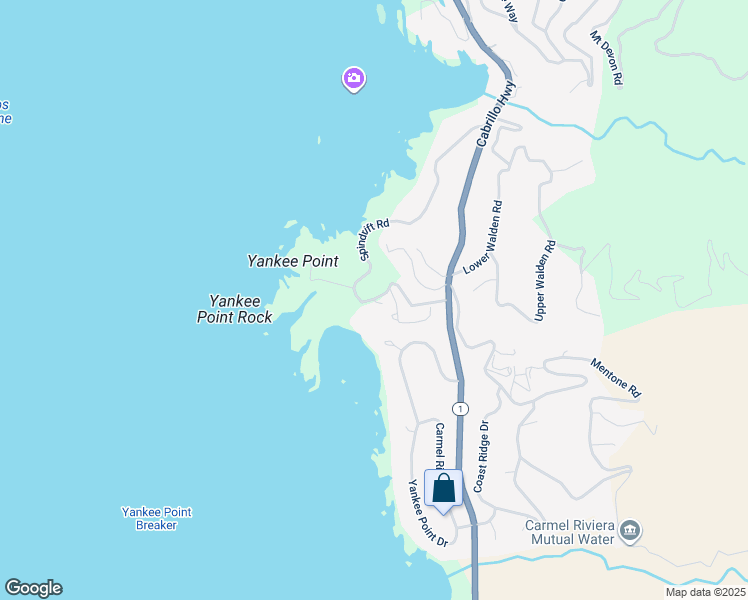 map of restaurants, bars, coffee shops, grocery stores, and more near 173 Spindrift Road in Carmel