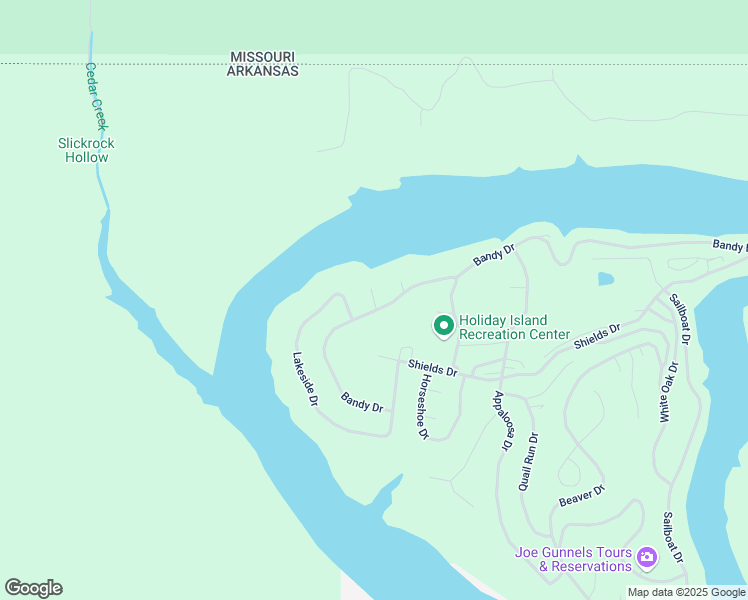 map of restaurants, bars, coffee shops, grocery stores, and more near 44 Bandy Drive in Eureka Springs