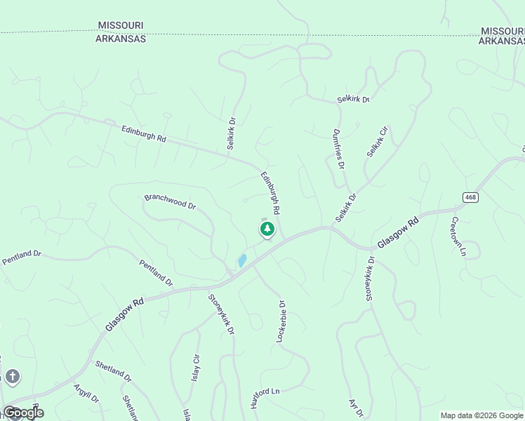 map of restaurants, bars, coffee shops, grocery stores, and more near 11 Knox Lane in Bella Vista