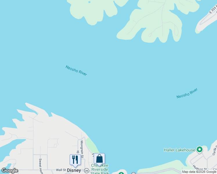 map of restaurants, bars, coffee shops, grocery stores, and more near in Disney