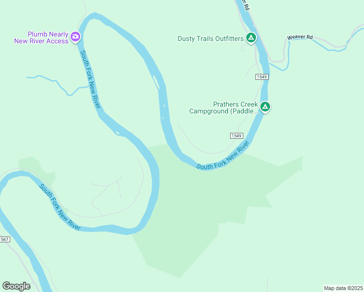 map of restaurants, bars, coffee shops, grocery stores, and more near Garvey Bridge Road (Ashe Co) in Ashe County