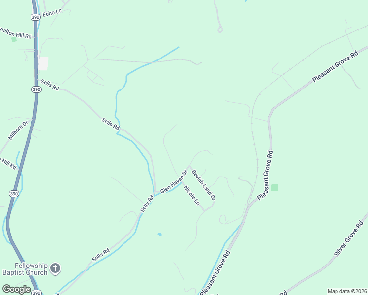 map of restaurants, bars, coffee shops, grocery stores, and more near 526 Blanches View in Bluff City