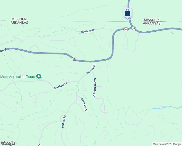map of restaurants, bars, coffee shops, grocery stores, and more near 1 Kirton Lane in Bella Vista