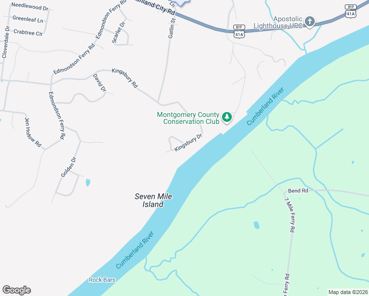 map of restaurants, bars, coffee shops, grocery stores, and more near 931 Kingsbury Drive in Clarksville