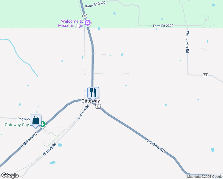 map of restaurants, bars, coffee shops, grocery stores, and more near in Gateway