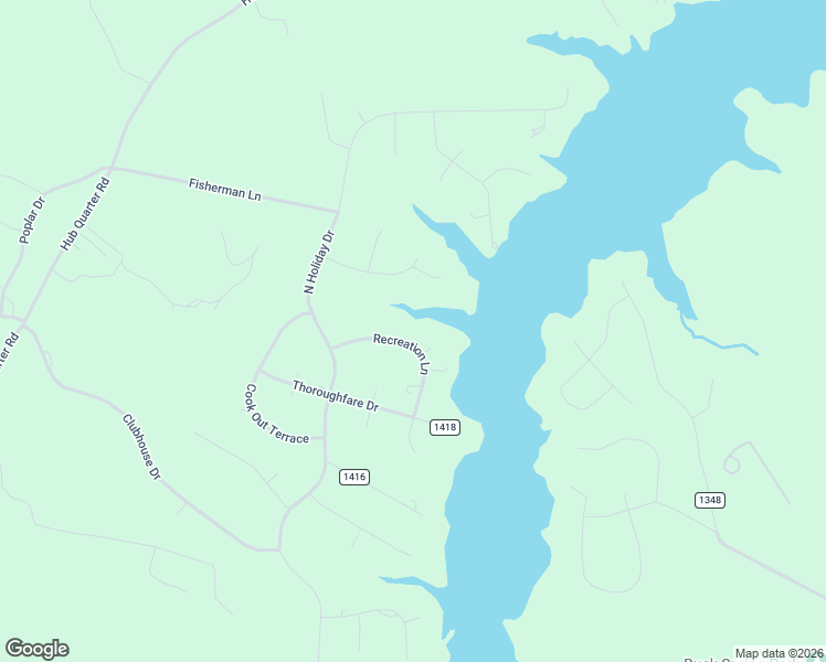 map of restaurants, bars, coffee shops, grocery stores, and more near Recreation Lane in Macon