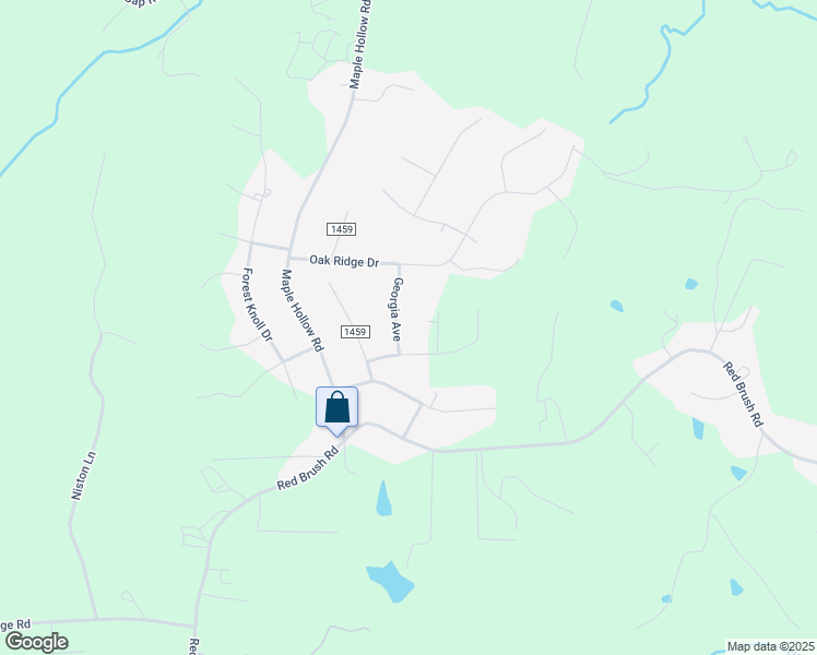 map of restaurants, bars, coffee shops, grocery stores, and more near 127 Nevada Avenue in Mount Airy