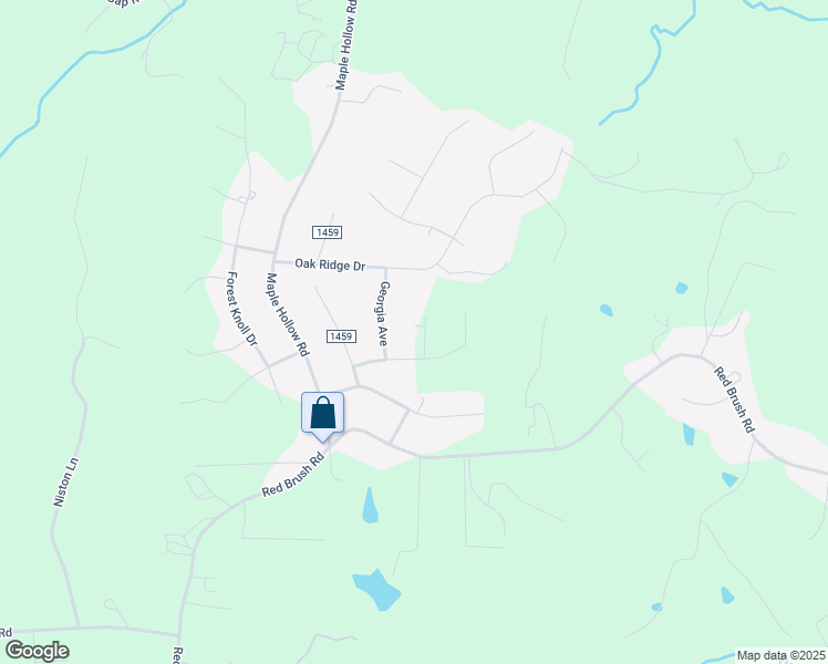 map of restaurants, bars, coffee shops, grocery stores, and more near 127 Nevada Avenue in Mount Airy