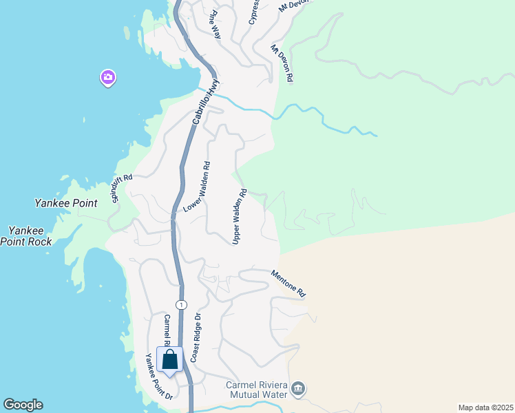 map of restaurants, bars, coffee shops, grocery stores, and more near 209 Crest Road in Carmel