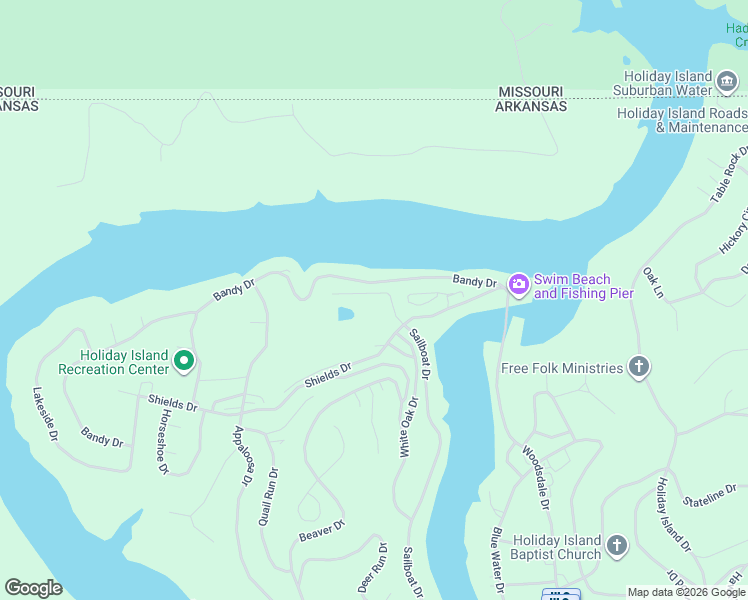 map of restaurants, bars, coffee shops, grocery stores, and more near 3 Fairway Drive in Eureka Springs