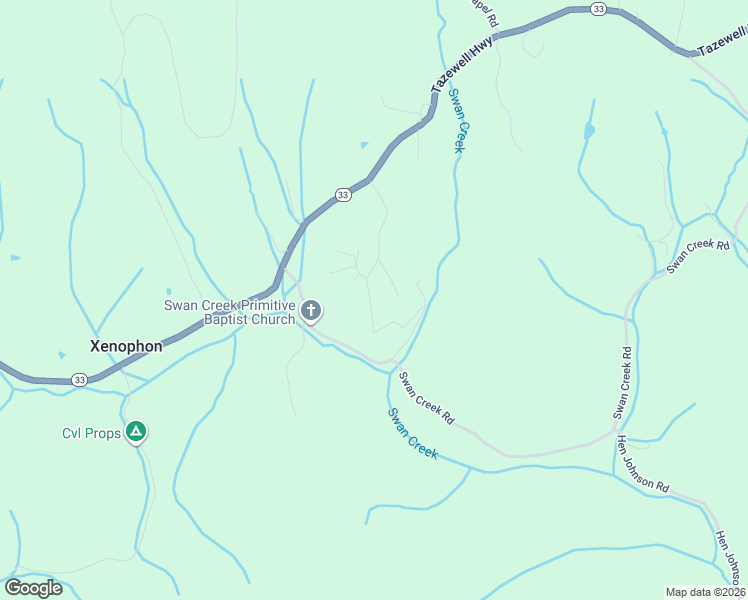 map of restaurants, bars, coffee shops, grocery stores, and more near 441 Sunset Hills in Sneedville