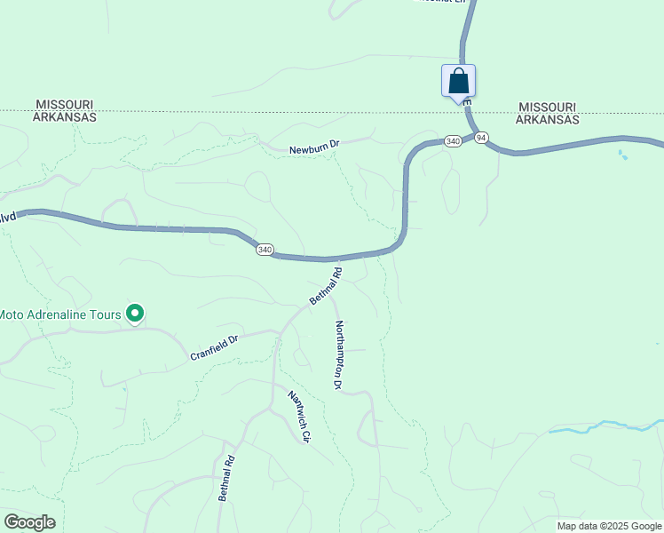 map of restaurants, bars, coffee shops, grocery stores, and more near 1 Kirton Lane in Bella Vista