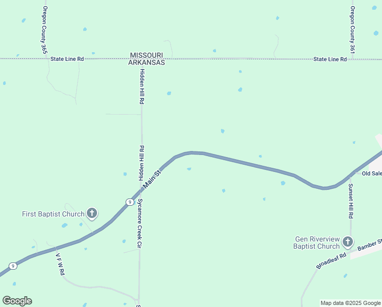 map of restaurants, bars, coffee shops, grocery stores, and more near 17172 Arkansas 9 in Mammoth Spring