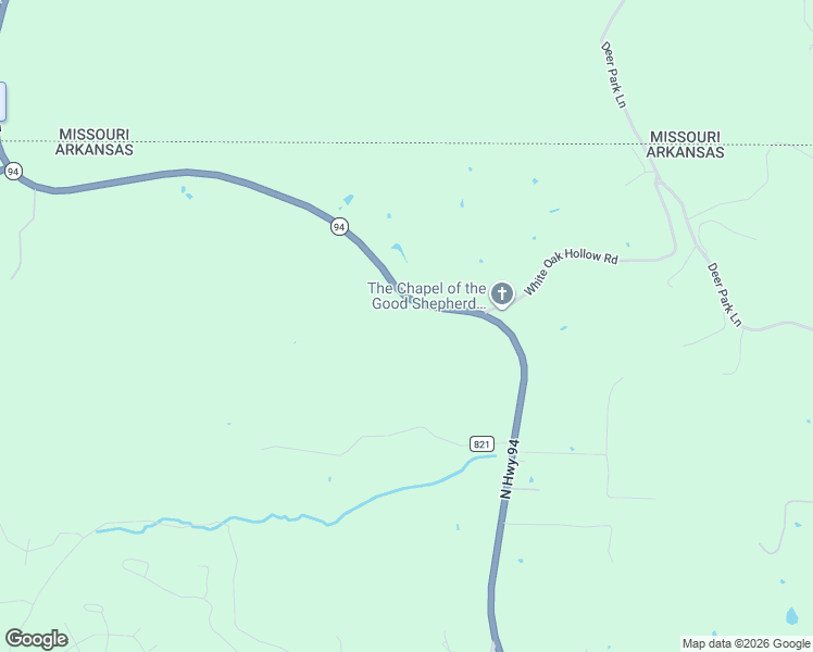 map of restaurants, bars, coffee shops, grocery stores, and more near 17145 Arkansas 94 in Pea Ridge