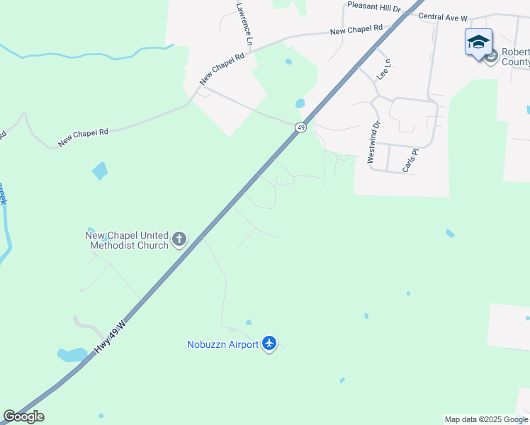 map of restaurants, bars, coffee shops, grocery stores, and more near 5077 Tennessee 49 in Springfield