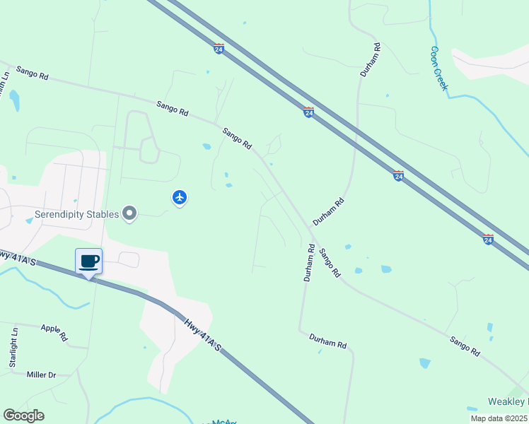 map of restaurants, bars, coffee shops, grocery stores, and more near 599 Press Grove Drive in Clarksville
