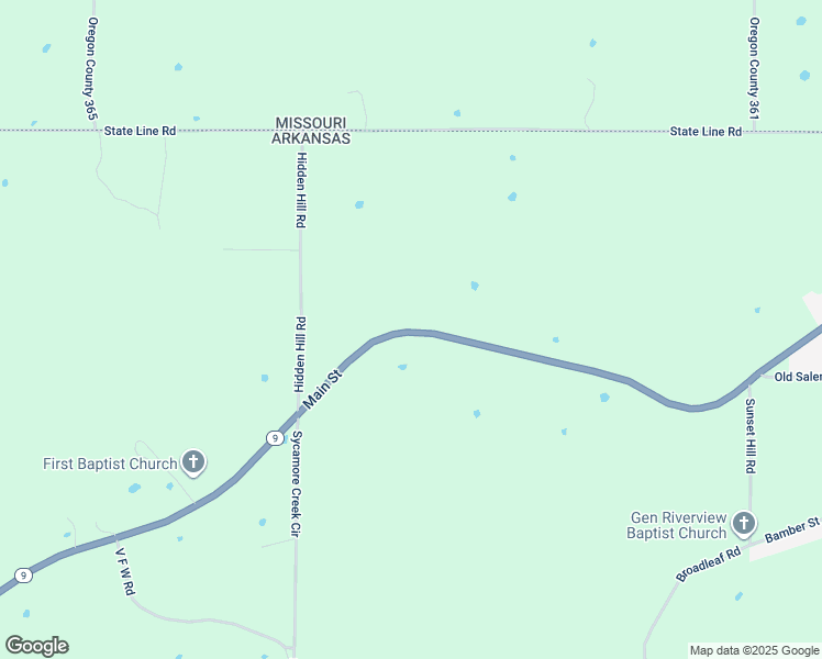 map of restaurants, bars, coffee shops, grocery stores, and more near 17172 Arkansas 9 in Mammoth Spring