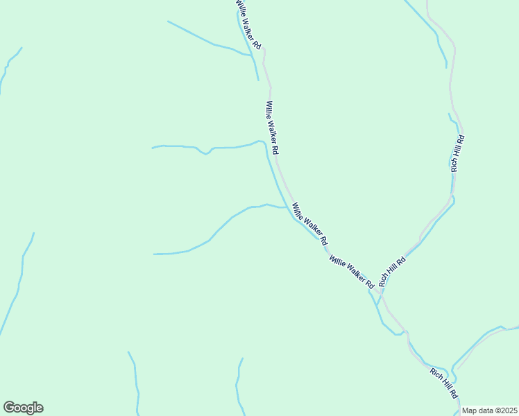 map of restaurants, bars, coffee shops, grocery stores, and more near 531 Willie Walker Road in Creston